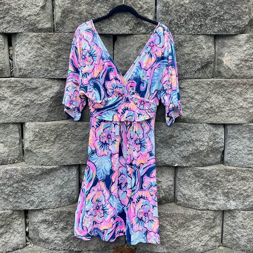 Lilly Pulitzer Parigi Midi Dress Size Medium